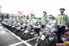 8月20日，延吉市公安局交警大隊“輕騎隊”整裝待發，聞警而動，高效運轉，為延吉市創建全國文明城市再助“一臂”之力。